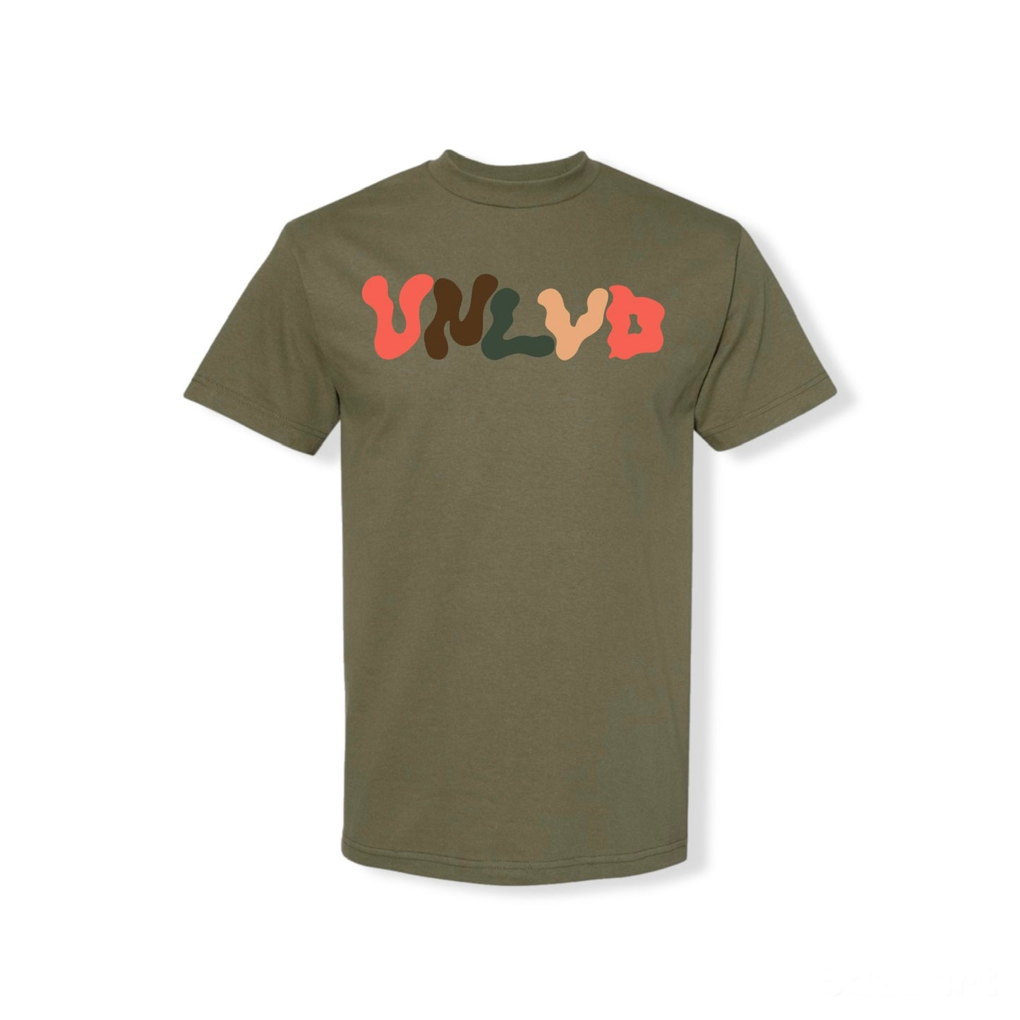 UNLVD Camo Letter Tee