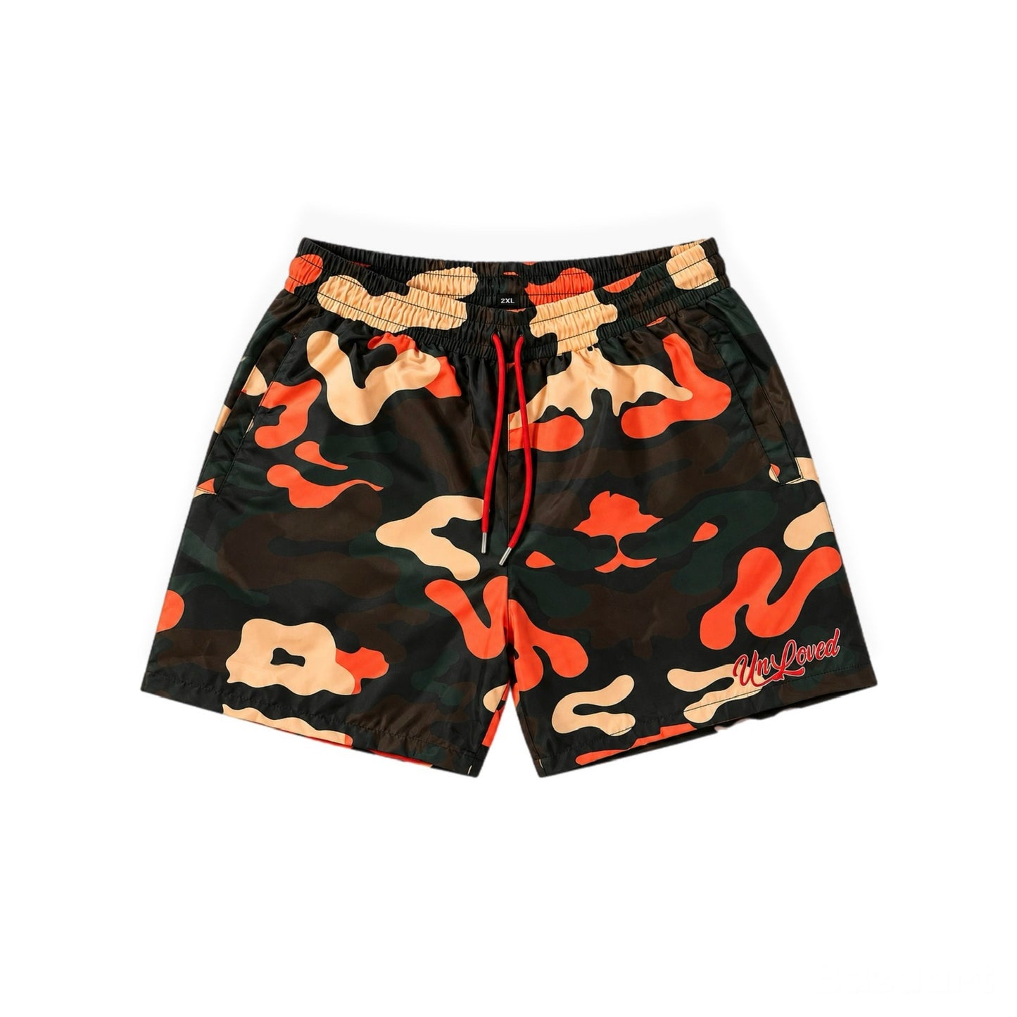 UNLVD Camo Windbreaker Shorts