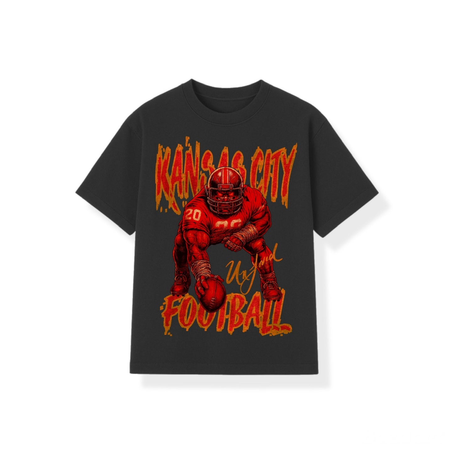 Kansas City Football Cropped Tee